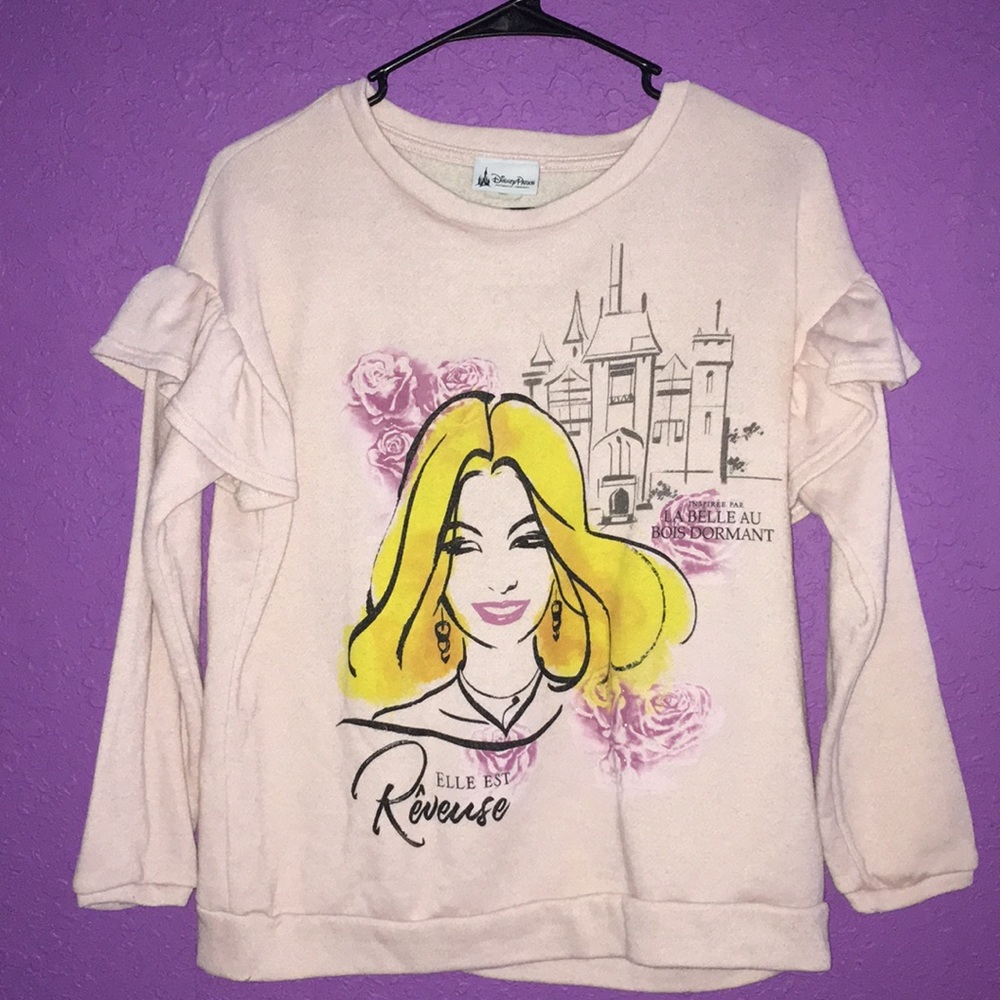 Disney Park Authentic Pink Aurora T